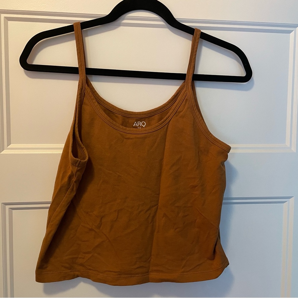 ARQ Women's Camisole in Rust Brown